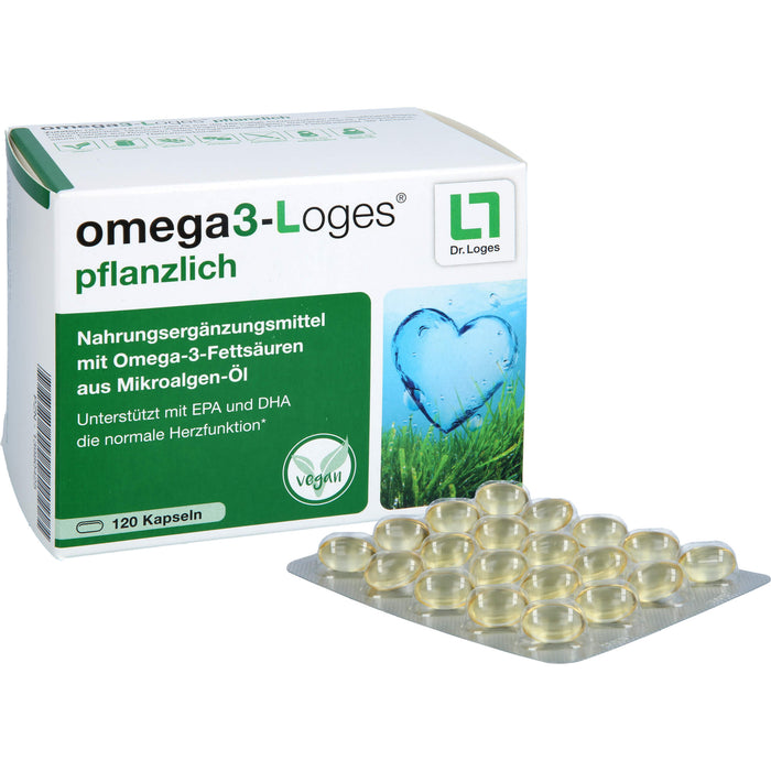 omega3-Loges pflanzlich Kapseln, 120 pcs. Capsules