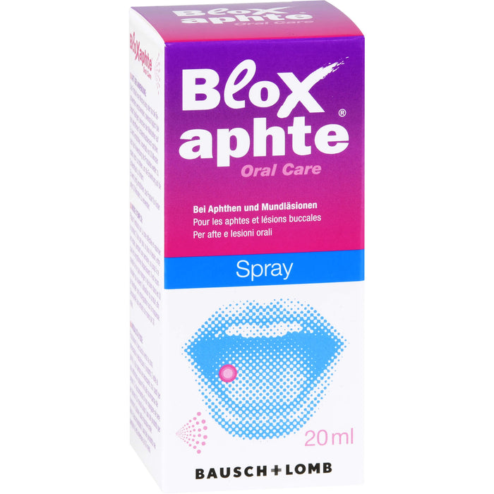 BloXaphte Spray bei Aphthen und Mundläsionen, 20 ml Solution