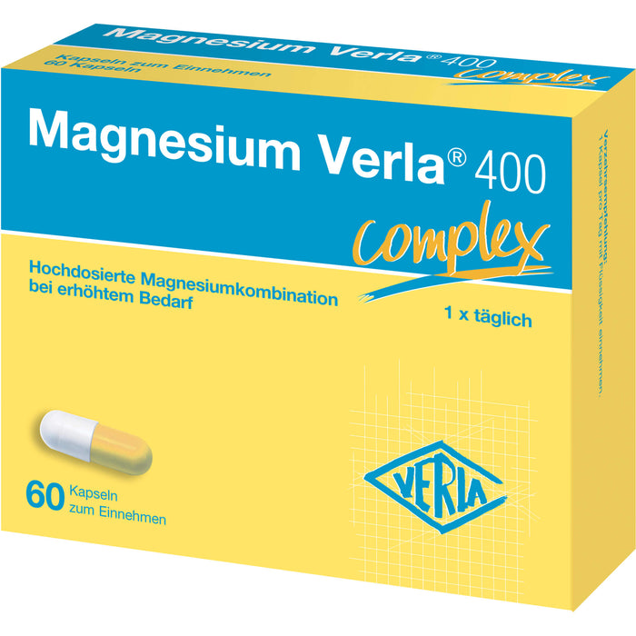 Magnesium Verla 400 complex Kapseln, 60 pc Capsules