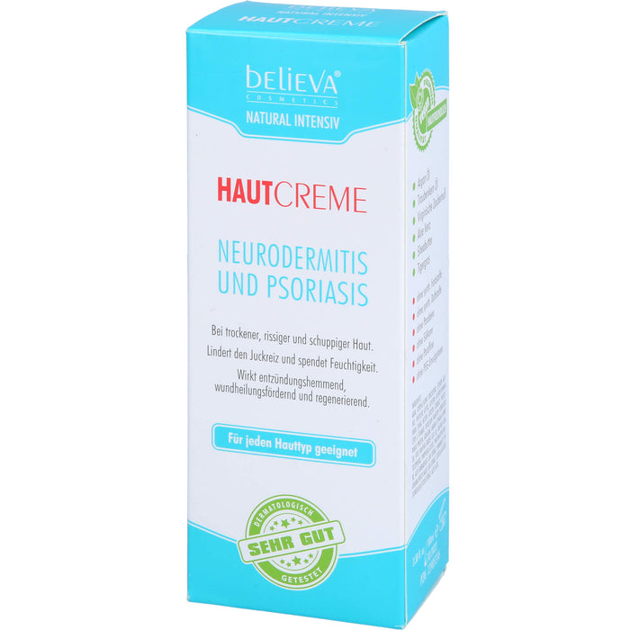 believa Natural Intensiv Pflegecreme, 100 ml Crème