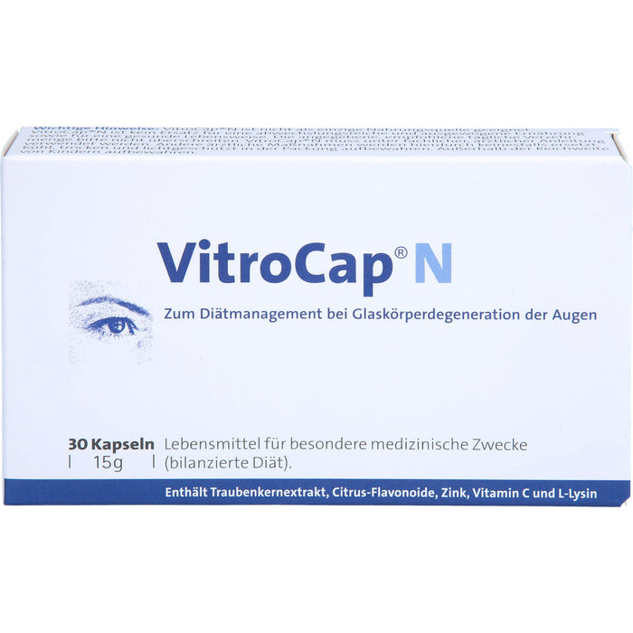 VitroCap N Kapseln bei Glaskörperdegeneration der Augen, 30 pc Capsules