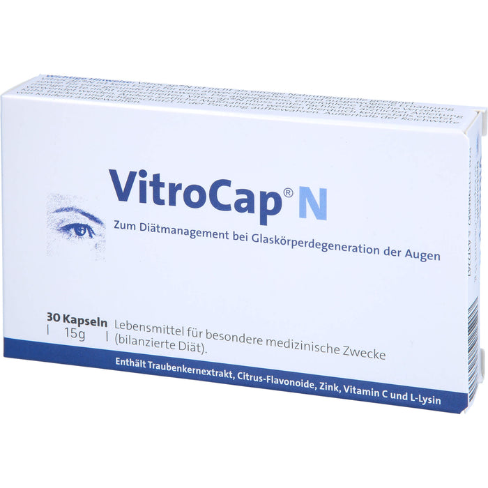 VitroCap N Kapseln bei Glaskörperdegeneration der Augen, 30 pc Capsules