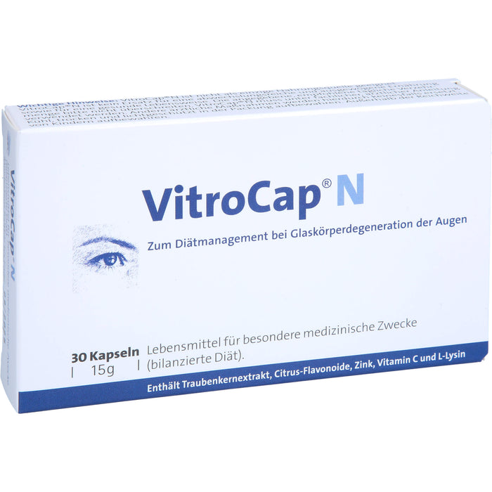 VitroCap N Kapseln bei Glaskörperdegeneration der Augen, 30 pc Capsules