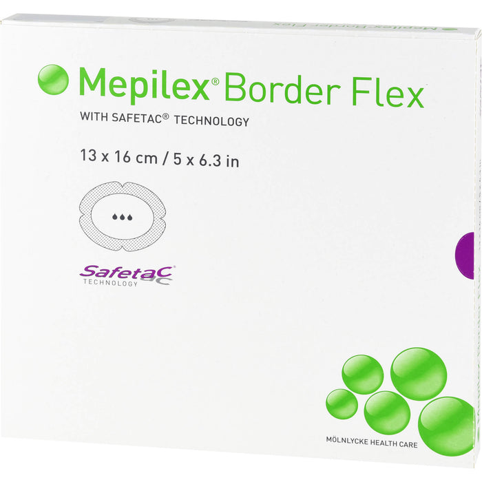 Mepilex Border Flex Schaumverb.haftend 13x16 cm, 5 St VER