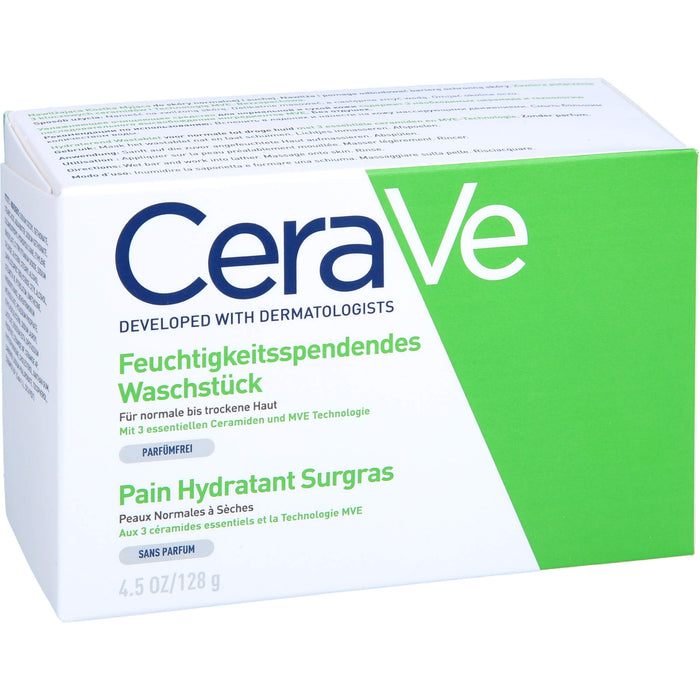 CeraVe Feuchtigkeitsspendendes Waschstück, 1 pcs. bar of soap