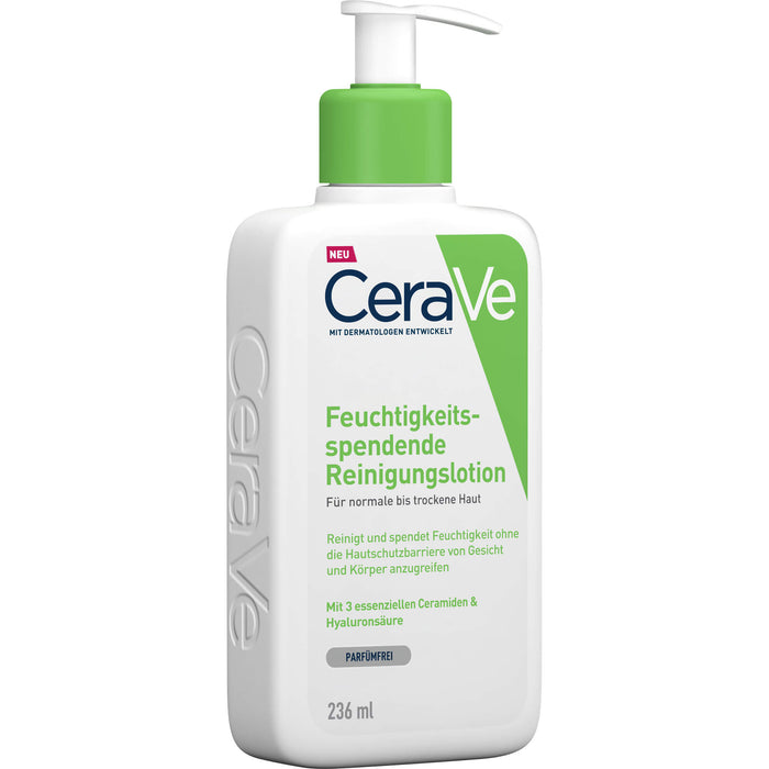 CeraVe feuchtigkeitsspendende Reinigungslotion parfümfrei, 236 ml Lotion