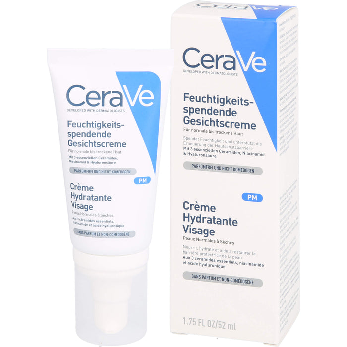 CeraVe feuchtigkeitsspendende Gesichtscreme, 52 ml Crème