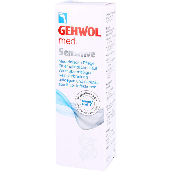 GEHWOL med Sensitive Pflege für empfindliche Haut, 125 ml Crème