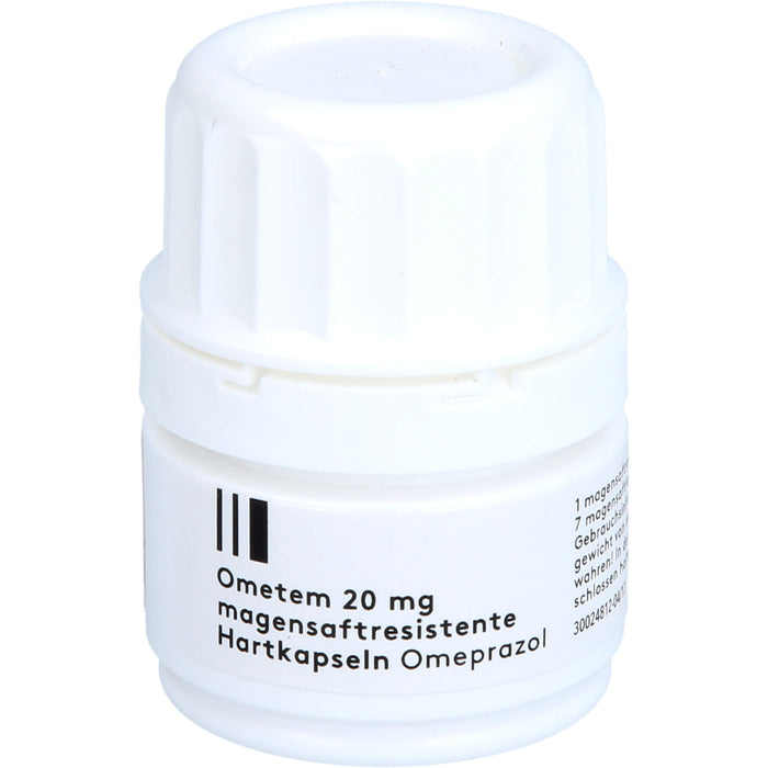 Ometem 20 mg Hartkapseln bei Sodbrennen, 7 pcs. Capsules