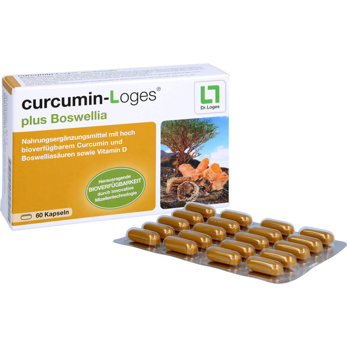 curcumin-Loges plus Boswellia Kapseln, 60 St. Kapseln