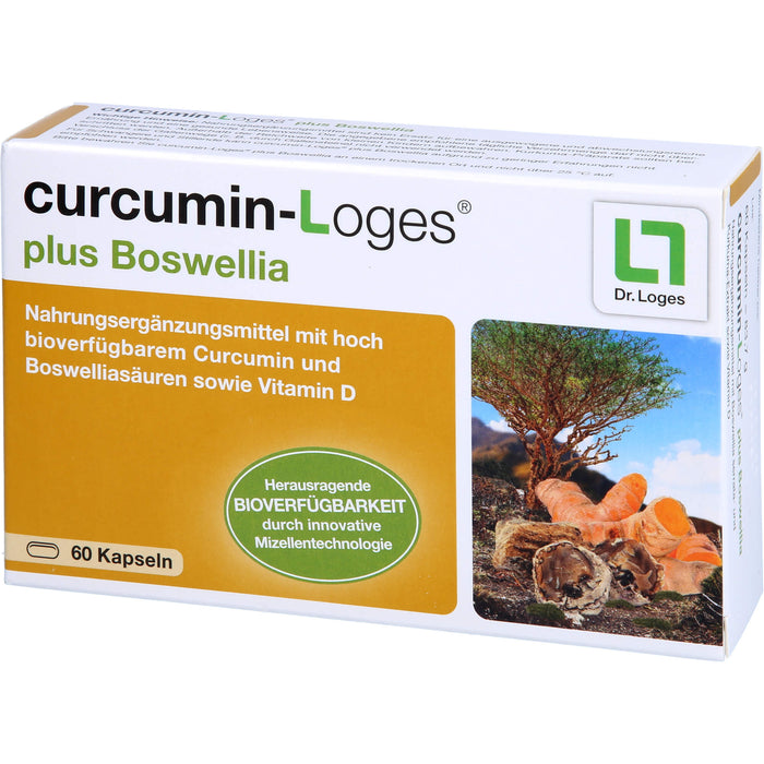 curcumin-Loges plus Boswellia Kapseln, 60 pc Capsules