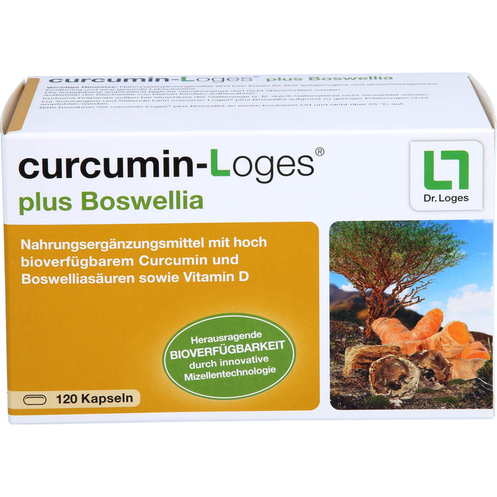 curcumin-Loges plus Boswellia Kapseln, 120 St., 120 St. Kapseln