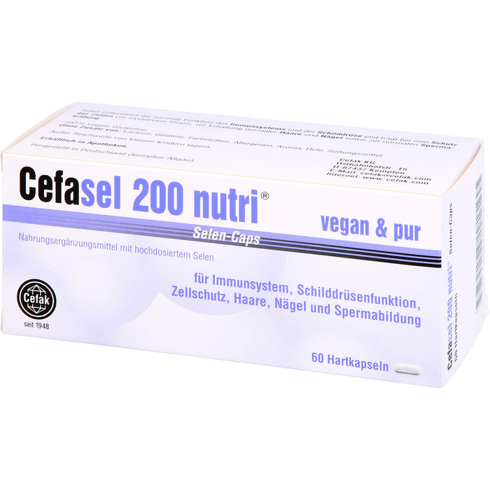 Cefasel 200 nutri Selen-Caps, 60 St HKP