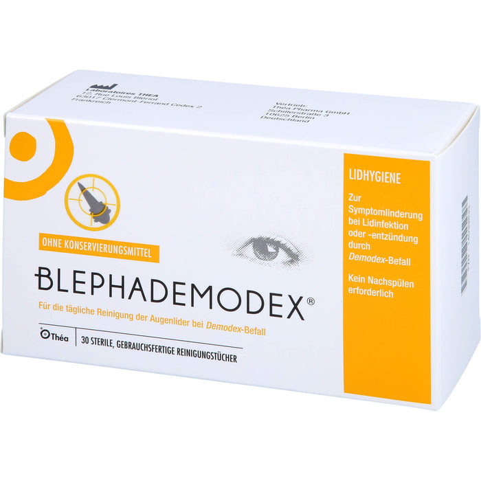 Blephademodex, sterile Reinigungstücher, 30 pc Compresses