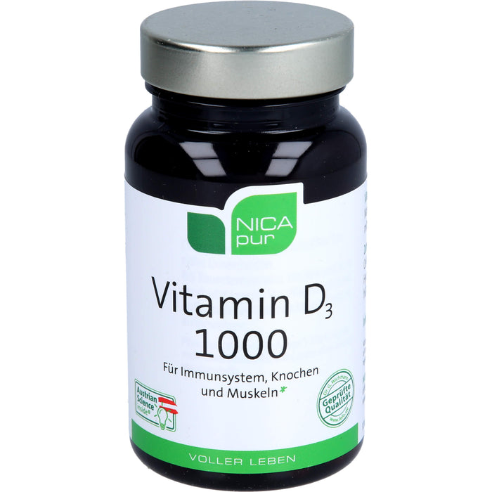 NICApur Vitamin D 1.000 Kapseln, 120 pc Capsules