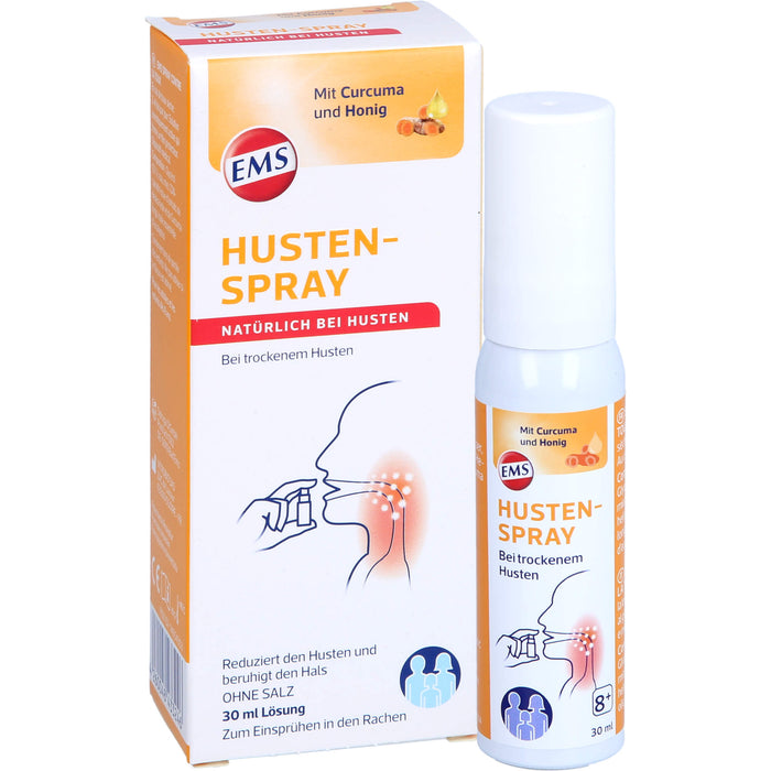 EMS Hustenspray bei trockenem Husten, 30 ml Lösung