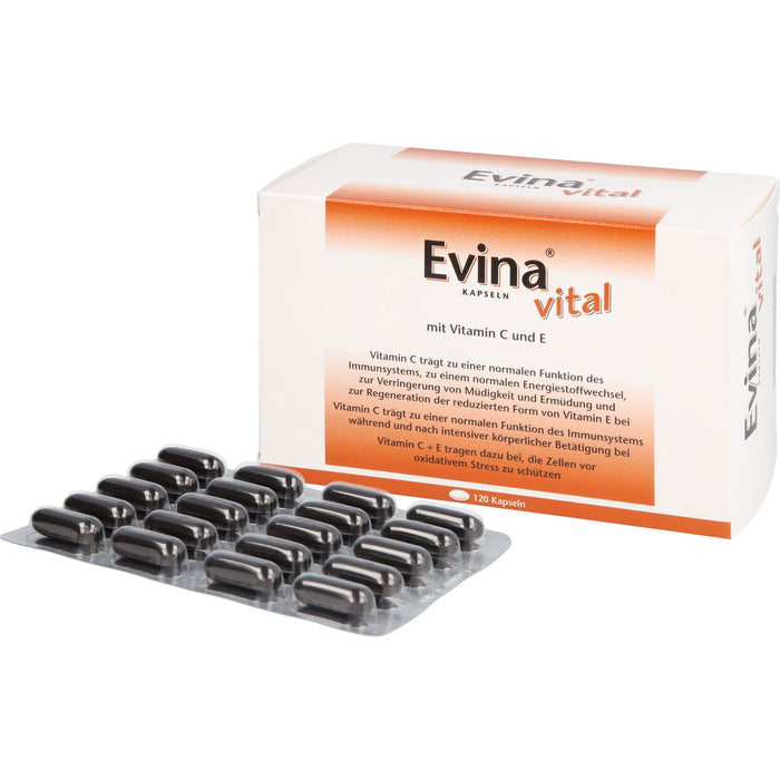 Evina vital Kapseln bei Vitamin C Mangelzuständen, 120 pc Capsules