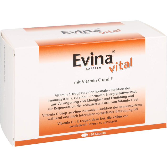 Evina vital Kapseln bei Vitamin C Mangelzuständen, 120 pc Capsules