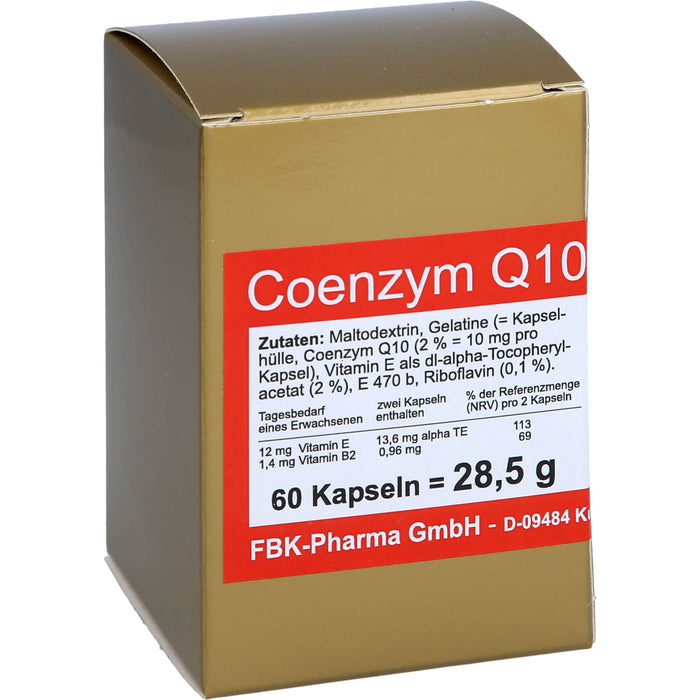 Coenzym Q10 10 Mg Kapseln, 60 St KAP