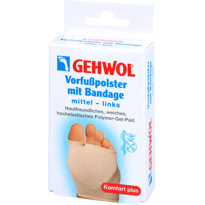 GEHWOL Vorfußpolster mit Bandage links mittel, 1 St