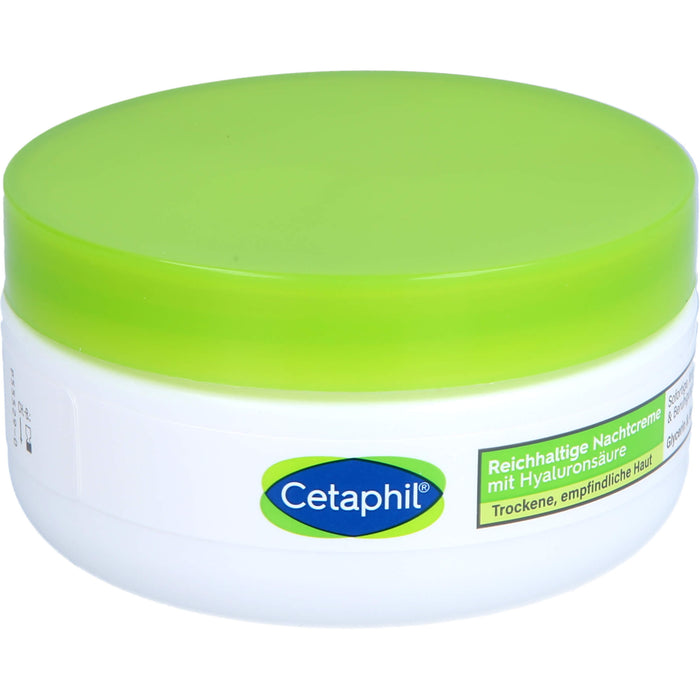 CETAPHIL Reichhaltige Nachtcreme mit Hyaluronsäure, 48 g XNC