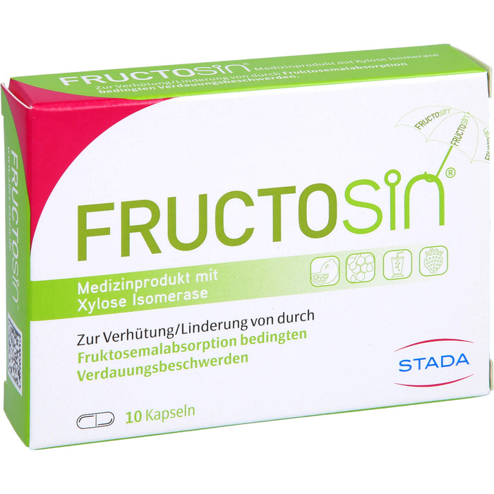 FRUCTOSiN Kapseln zur Linderung von durch Fruktosemalabsorption bedingten Verdauungsbeschwerden, 10 pcs. Capsules