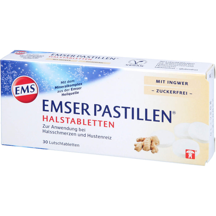 EMSER Pastillen bei Halsschmerzen und Hustenreiz, 30 pcs. Tablets