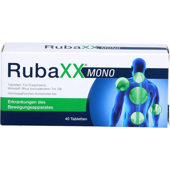 RubaXX mono Tabletten bei Erkrankungen des Bewegungsapparates, 40 pcs. Tablets