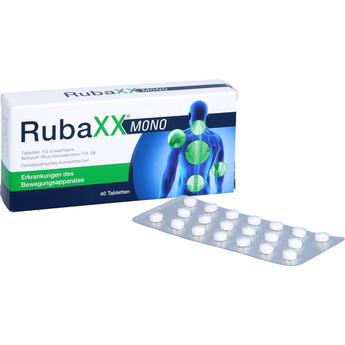 RubaXX mono Tabletten bei Erkrankungen des Bewegungsapparates, 40 pcs. Tablets