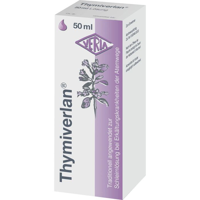 Thymiverlan, Flüssigkeit zum Einnehmen, 50 ml Lösung