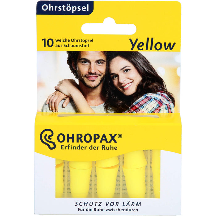 OHROPAX Yellow Schaumstoff-Stöpsel, 10 St