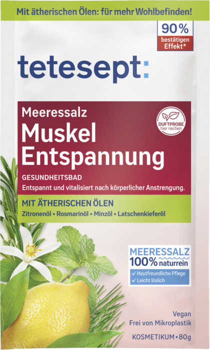 tetesept Meeressalz Muskel Entspannung, 80 g SLZ