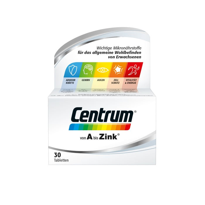 Centrum von A bis Zink Tabletten, 30 pc Tablettes