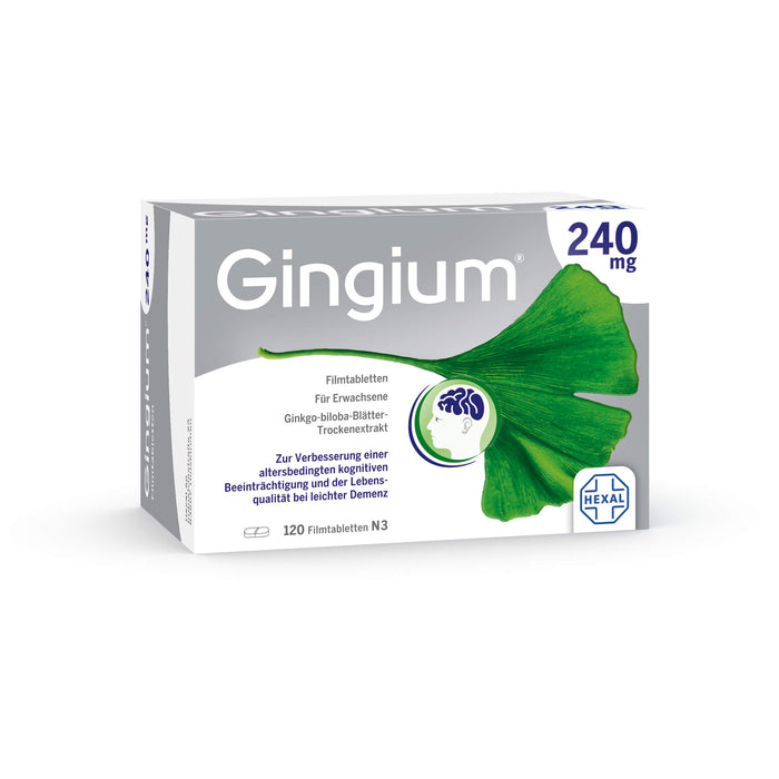 Gingium 240 mg Filmtabletten, 120 St. Tabletten