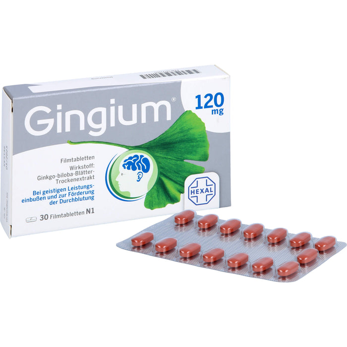 Gingium 120 mg Filmtabletten, 30 St. Tabletten