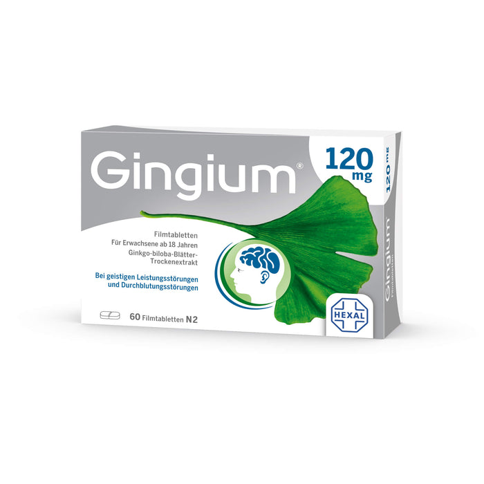 Gingium 120 mg Filmtabletten, 60 St. Tabletten