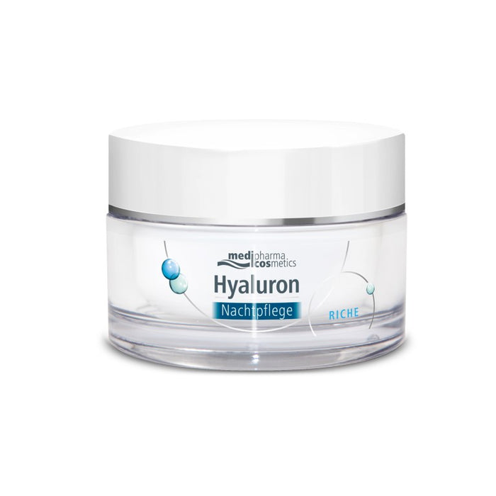 medipharma cosmetics Hyaluron Nachtpflege reichhaltig, 50 ml Crème