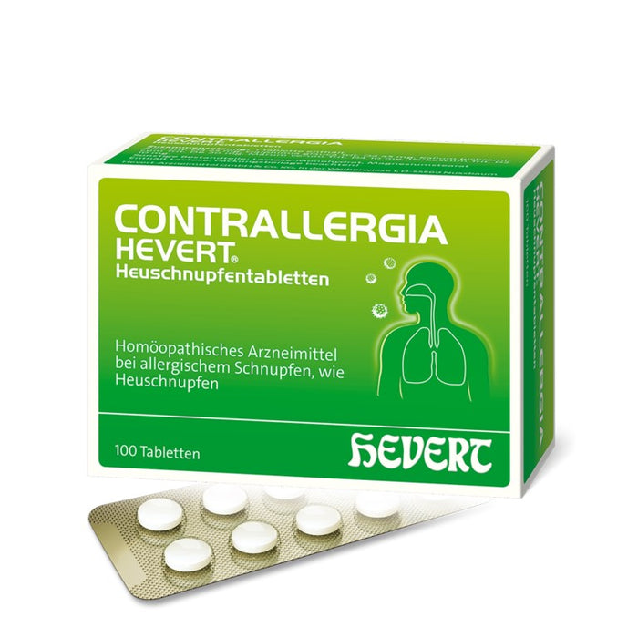 Contrallergia Hevert Heuschnupfentabletten bei allergisch bedingtem Schnupfen, 100 St. Tabletten