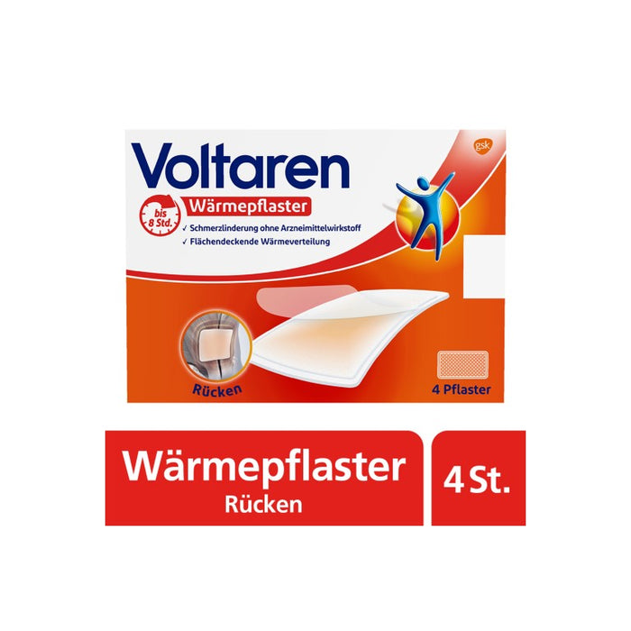 Voltaren Wärmepflaster Rücken, 4 pcs. Patch