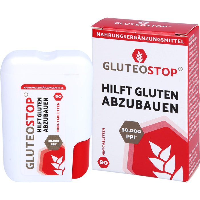 GluteoStop Tabletten hilft Gluten abzubauen, 90 St. Tabletten