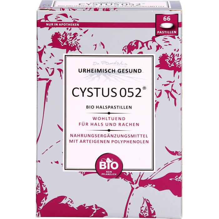 Dr. Pandalis CYSTUS 052 Bio Halspastillen, 66 St. Tabletten