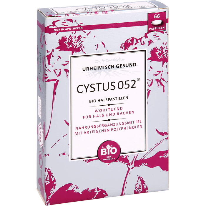 Dr. Pandalis CYSTUS 052 Bio Halspastillen, 66 pc Tablettes