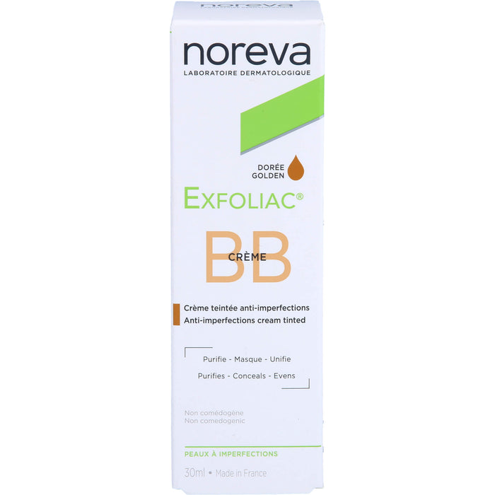 Noreva exfoliac getönte BB-Creme dunkel, 30 ml Creme