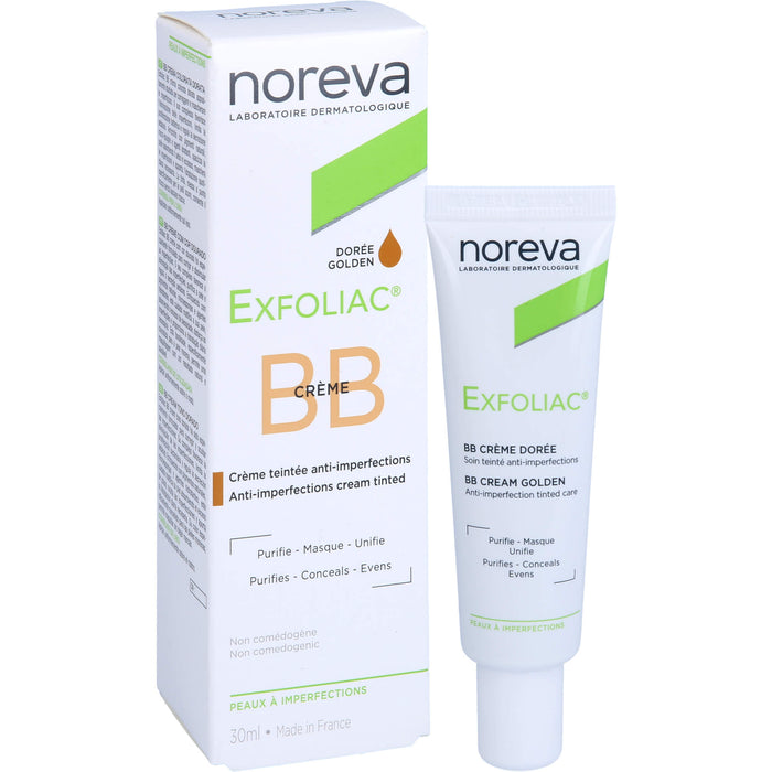 Noreva exfoliac getönte BB-Creme dunkel, 30 ml Crème