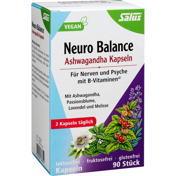 Salus Neuro Balance Ashwagandha Kapseln, 90 St. Kapseln