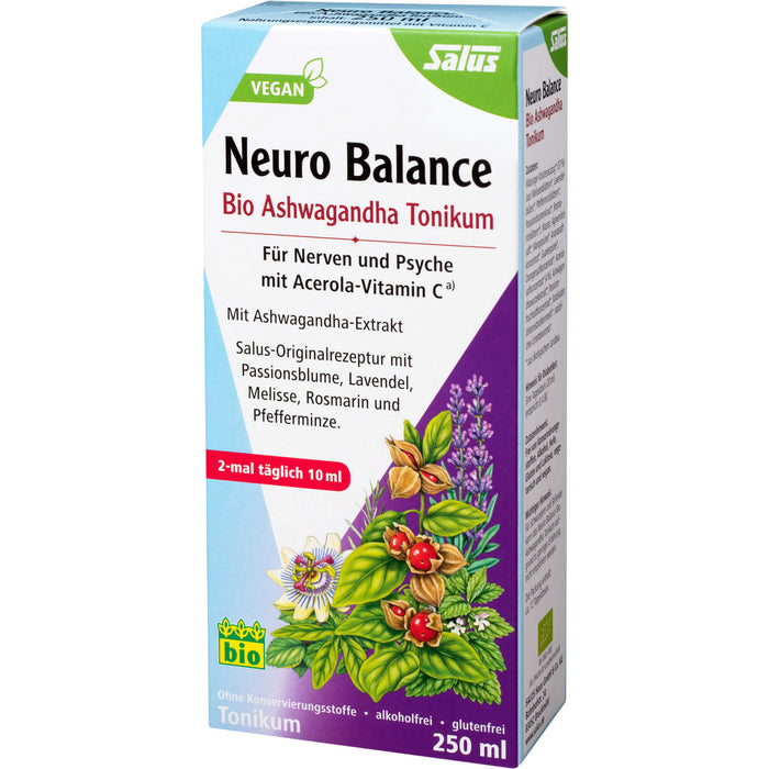 Salus Neuro Balance Ashwagandha Bio Tonikum, 250 ml Solution