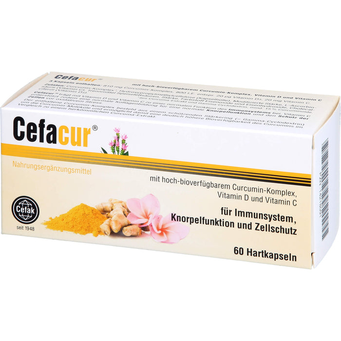 Cefacur Kapseln für Immunsystem, Knorpelfunktion und Zellschutz, 60 pcs. Capsules