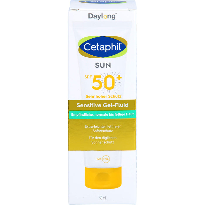 Cetaphil sun Daylong 50+ Sensitive Gel-Fluid Gesicht, 50 ml Gel