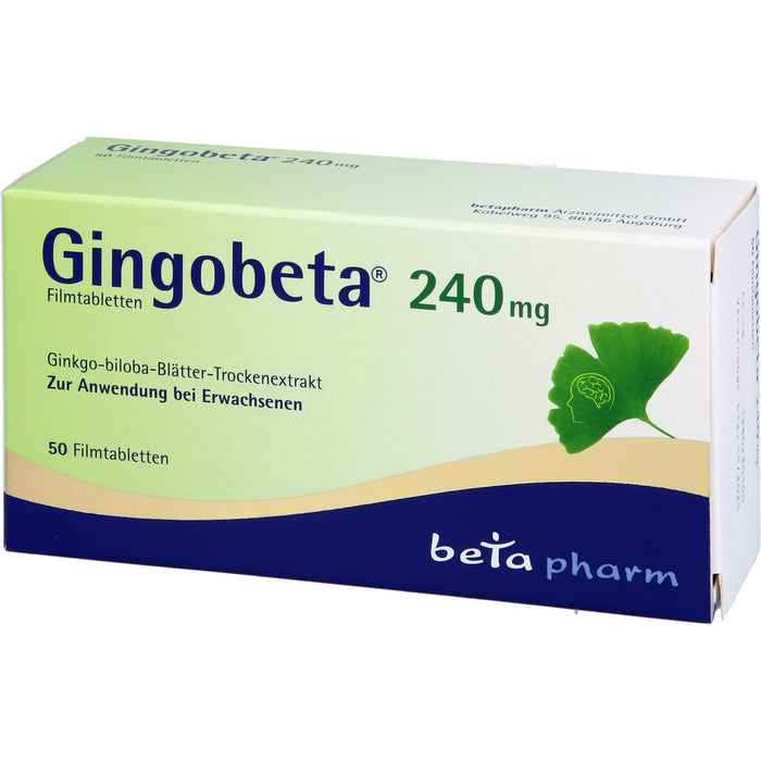 Gingobeta 240mg Filmtabl, 50 St FTA