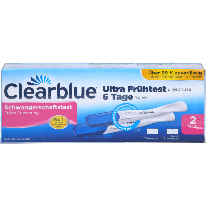 Clearblue Schwangerschaftstest Frühe Erkennung, 2 St. Test